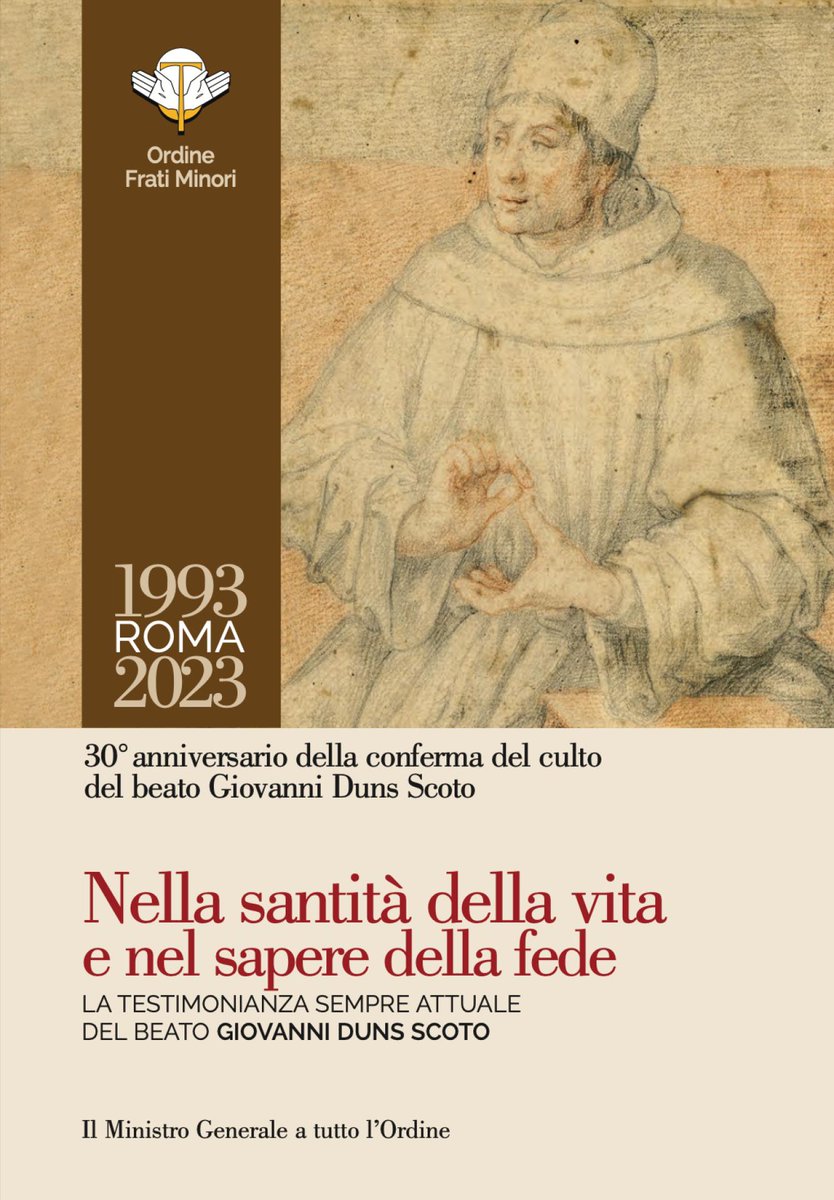 In occasion of the 30th Anniversary of the Confirmation of the Cult of Blessed Duns Scotus “In Sanctity of Life and Knowledge of Faith”, Read the Minister General's Letter. The lettere in available also in Croatian, Portuguese, Polish, French, German
ofm.org/30-anniversari…
