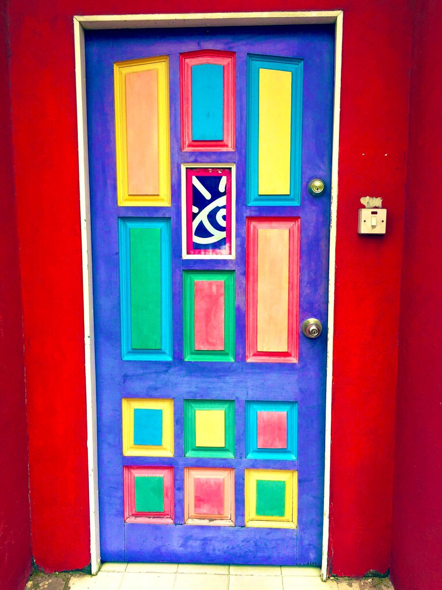@StreetArtChat Door I saw a while back #Barbados