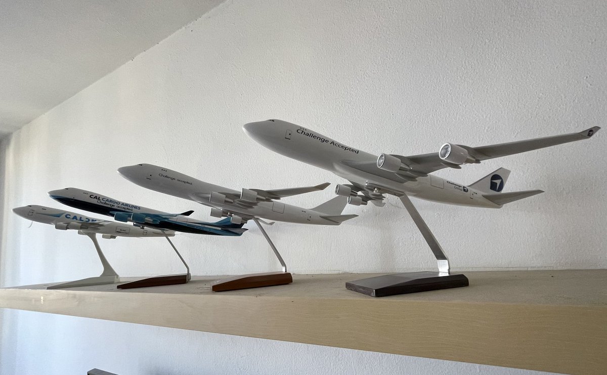 #ChallengeAirlines plane models 
#Boeing #B747-400
#ChallengeAccepted #ChallengeGroup @CALCargoAir #ChallengeAirlinesBE