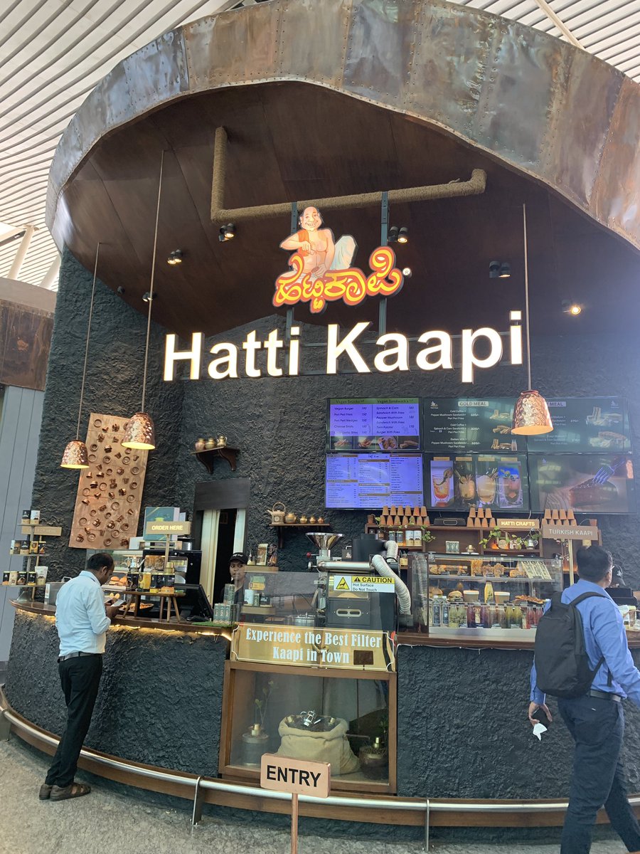 mandar2404's tweet image. No self respecting coffee lover lands in Bengaluru and steps out into the city without paying respects at this glorious coffee shop just outside the exit gate. Fan for years, I still have to taste better commercially available filter coffee than this. #hattikaapi