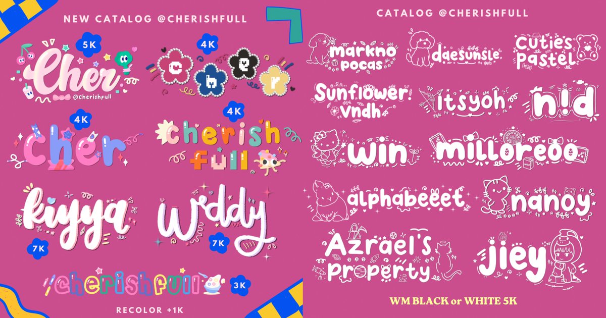 cherishfull's tweet photo. help rt/like tysm 🥹💗

hai! aku open watermark commission yess bisa req bisa custom yuu cuss dm💐 all payment yes lewat qris 😉 #zonauang #zonajajan #zonaba https://t.co/3Pj3ZPYMiq