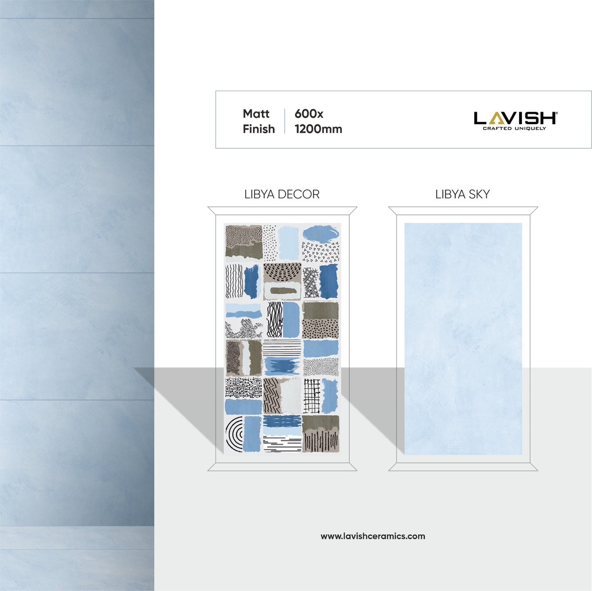 LavishCeramics's tweet photo. A variety of purposes are served by our tiles.
New One Libya Decor and Libya Sky !!
Available in Matt Finish, Size 600*1200mm!
For More Details: https://t.co/53Bs5FaWSu
#lavish #Libya #Matt #classicdesign #walltiles #floortiles #Matttiles #tiles #modern #architecture #trending https://t.co/HOjy196qYU