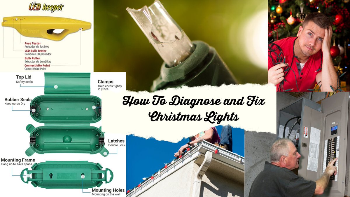 DisplayTips's tweet photo. Should you throw away the Christmas lights that aren't lighting up? There are many reasons why your lights may not be turning on, come get a checklist of things to check first before tossing them. https://t.co/UtlmPseB3H #repair #diy #Christmas #xmas #frugal #familyman #tutorial https://t.co/CHCD3xUL4F