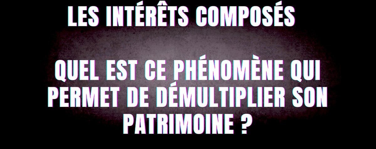 Divs_King's tweet image. 💰🚀 Les #intérêts composés, tous le monde en parle et en vante les mérites, mais c’est quoi EXACTEMENT ?🪄
 
Un #Thread 🧵