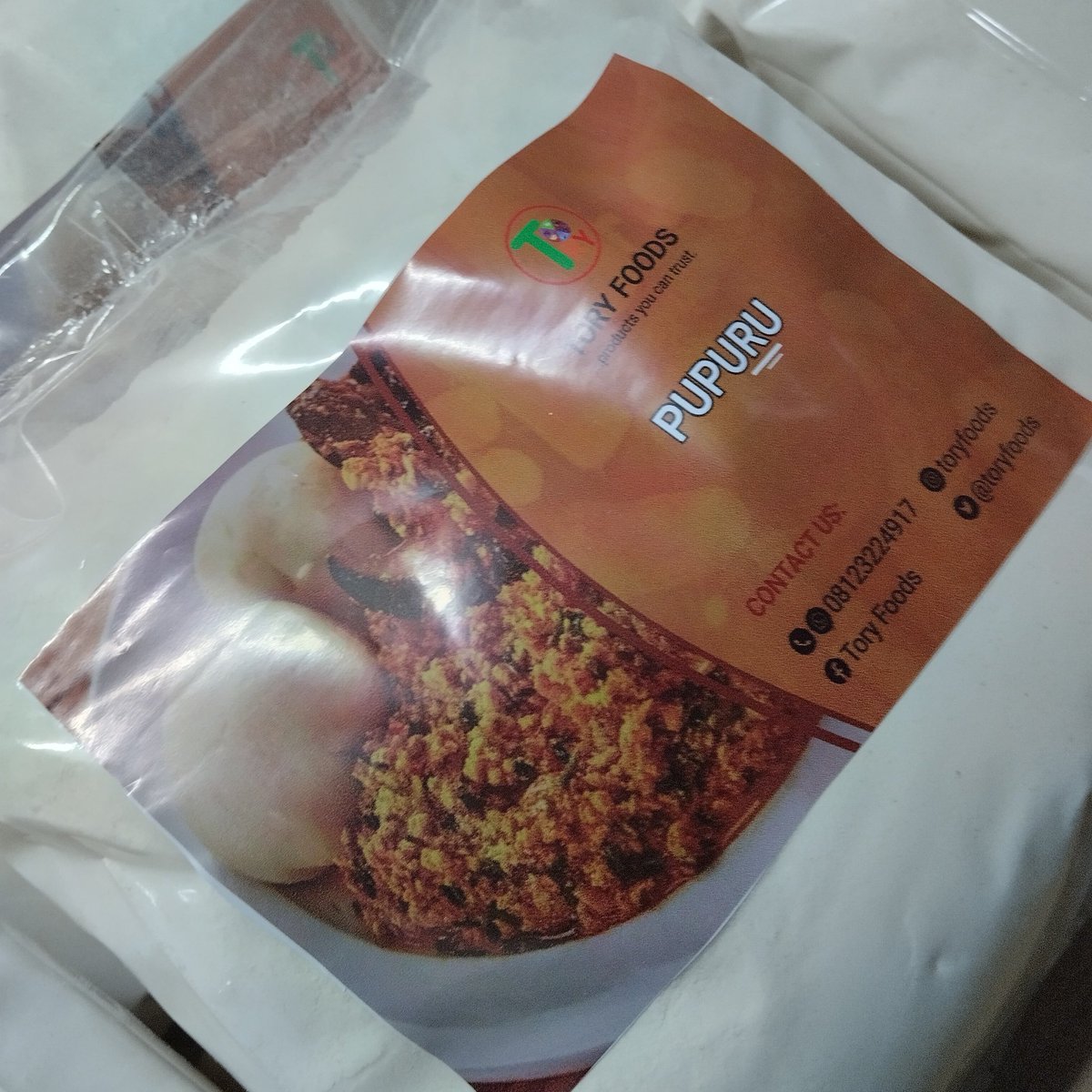 toryfoods's tweet image. Pupuru aka cassava flour available at N1,500 per pack of 2.5kg in Lagos #pupuru #cassavaflour #pupurusellerinlagos #lagosfoodstuff #toryfoods