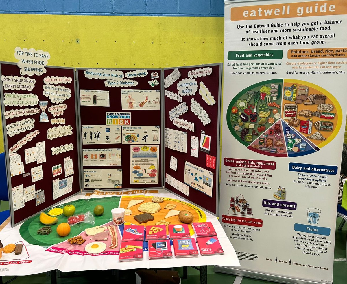 The Diabetes Prevention Team enjoyed spending time at the Health and Wellbeing Penderi Cluster event on friday, providing top tips for healthy eating on a budget @SBUHBDietetics
#pendericluster #trustadietitian