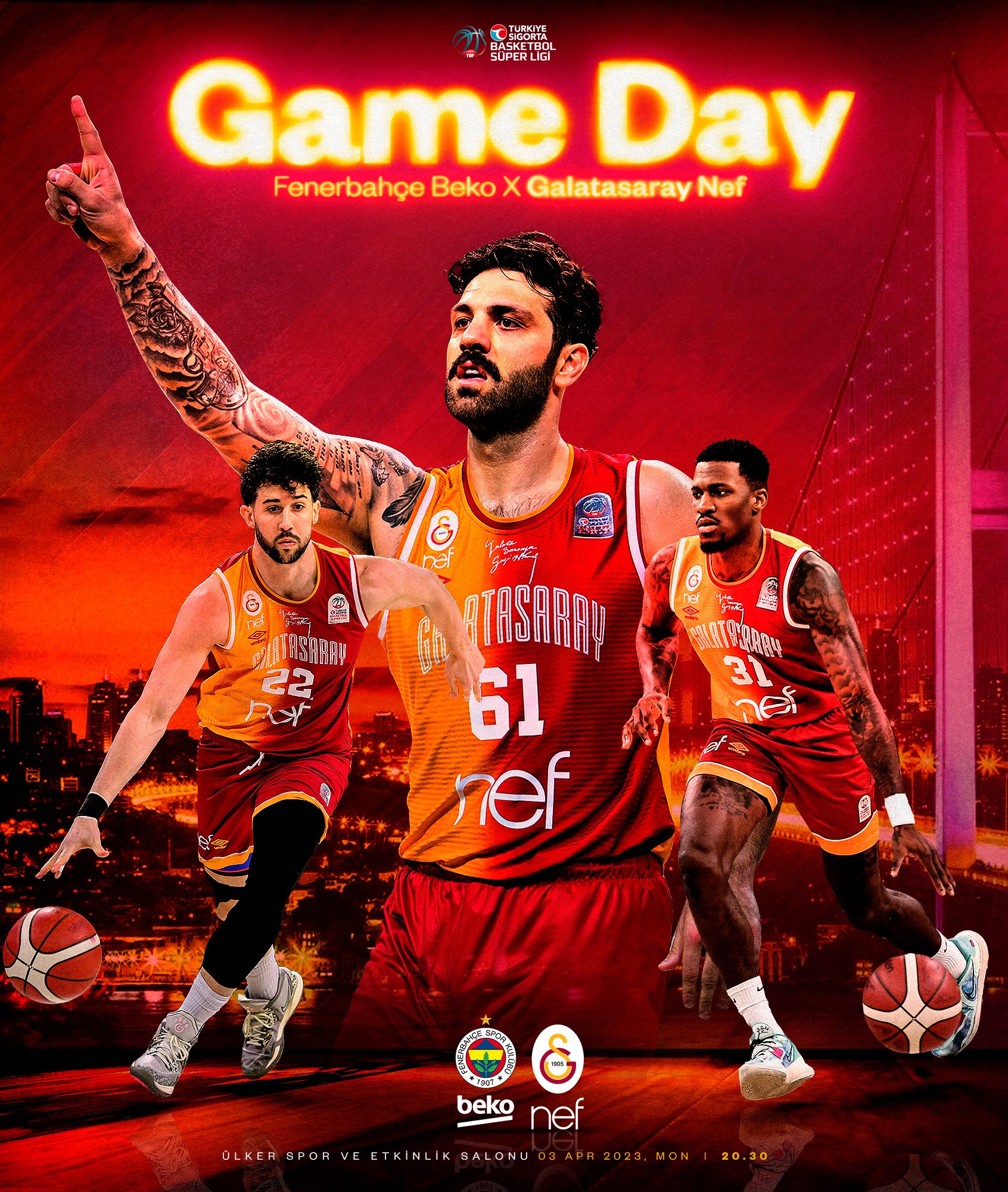 galatasaray nef afiş derbi