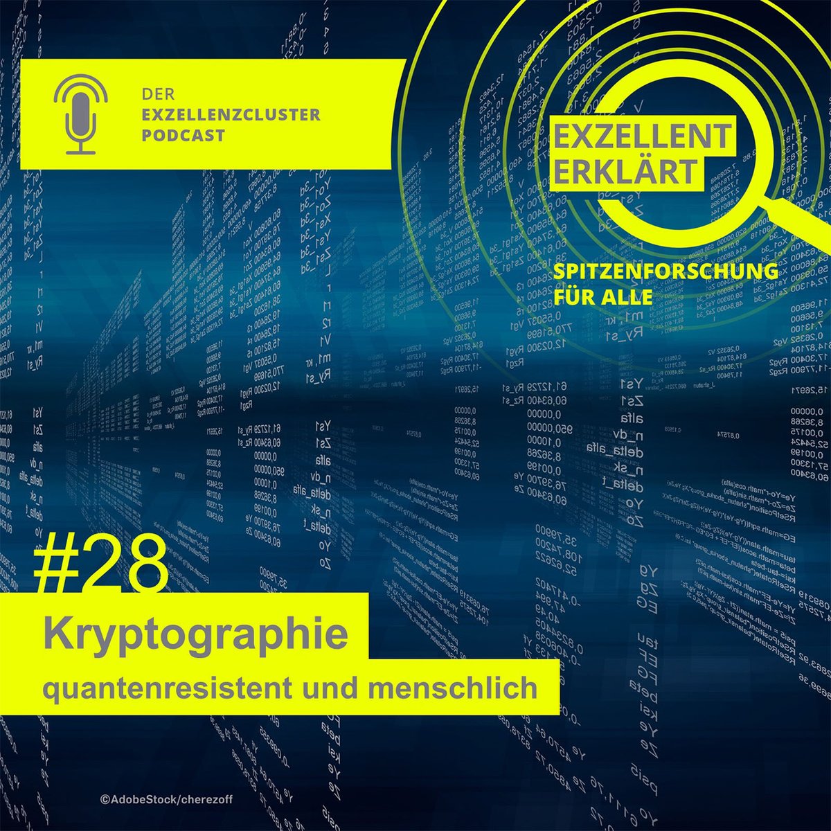 #Cryptography protects our data online - but #quantum computers might unveil everything. Prof Eike Kiltz @crypto_theory talks about his solution for this problem in the latest episode of the podcast '#exzellenterklaert ' (german language)➡️exzellent-erklaert.podigee.io