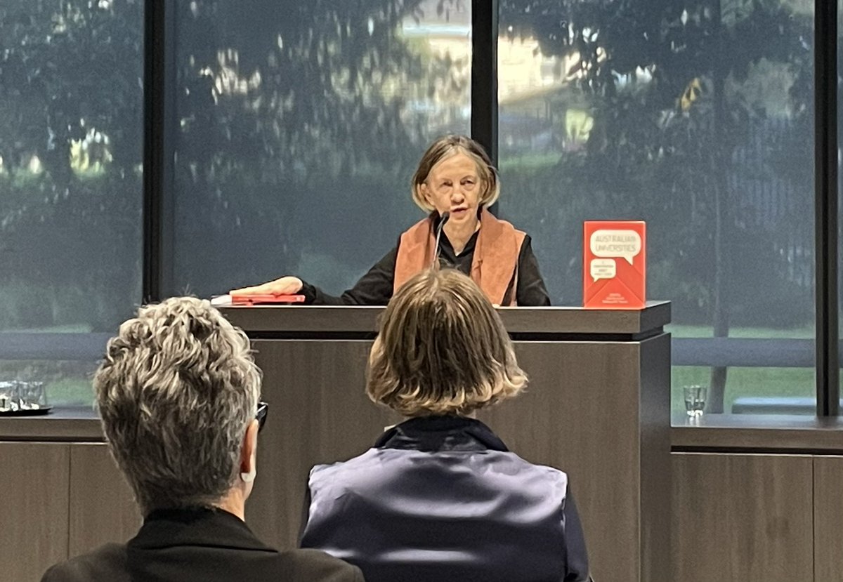 Anika Gauja (@anika_gauja) on Twitter photo Mary O’Kane launching the fantastic collection edited by <a href="/juljaho/">julia horne</a> & @MThomasEdDev - Australian Universities: A Conversation About Public Good - very, very timely in the context of the Universities Accord: sydneyuniversitypress.com.au/products/182526 Mary O’Kane launching the fantastic collection edited by <a href="/juljaho/">julia horne</a> & @MThomasEdDev - Australian Universities: A Conversation About Public Good - very, very timely in the context of the Universities Accord: sydneyuniversitypress.com.au/products/182526