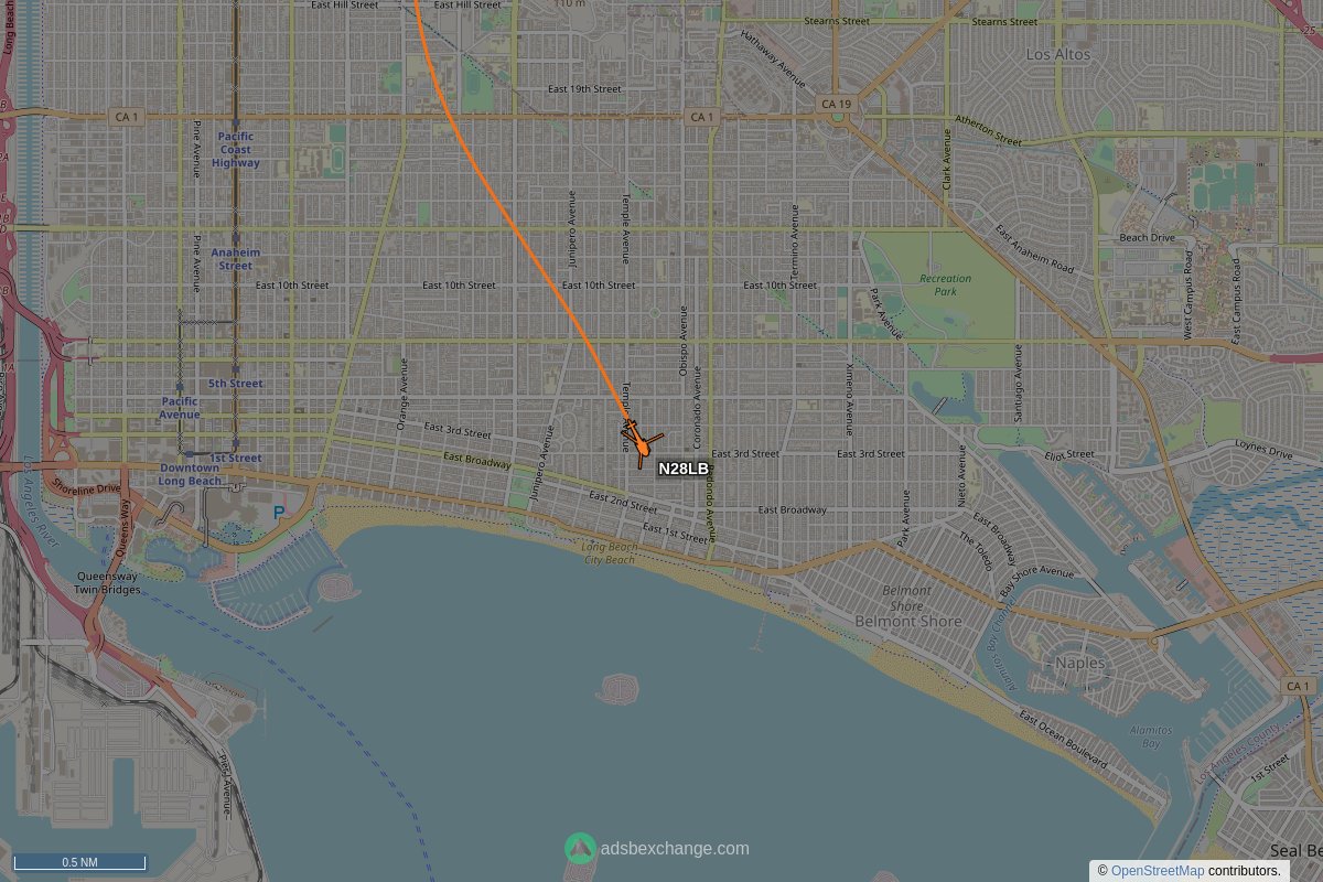 Police Overhead on Twitter "Long Beach Police N28LB (a AS50) was