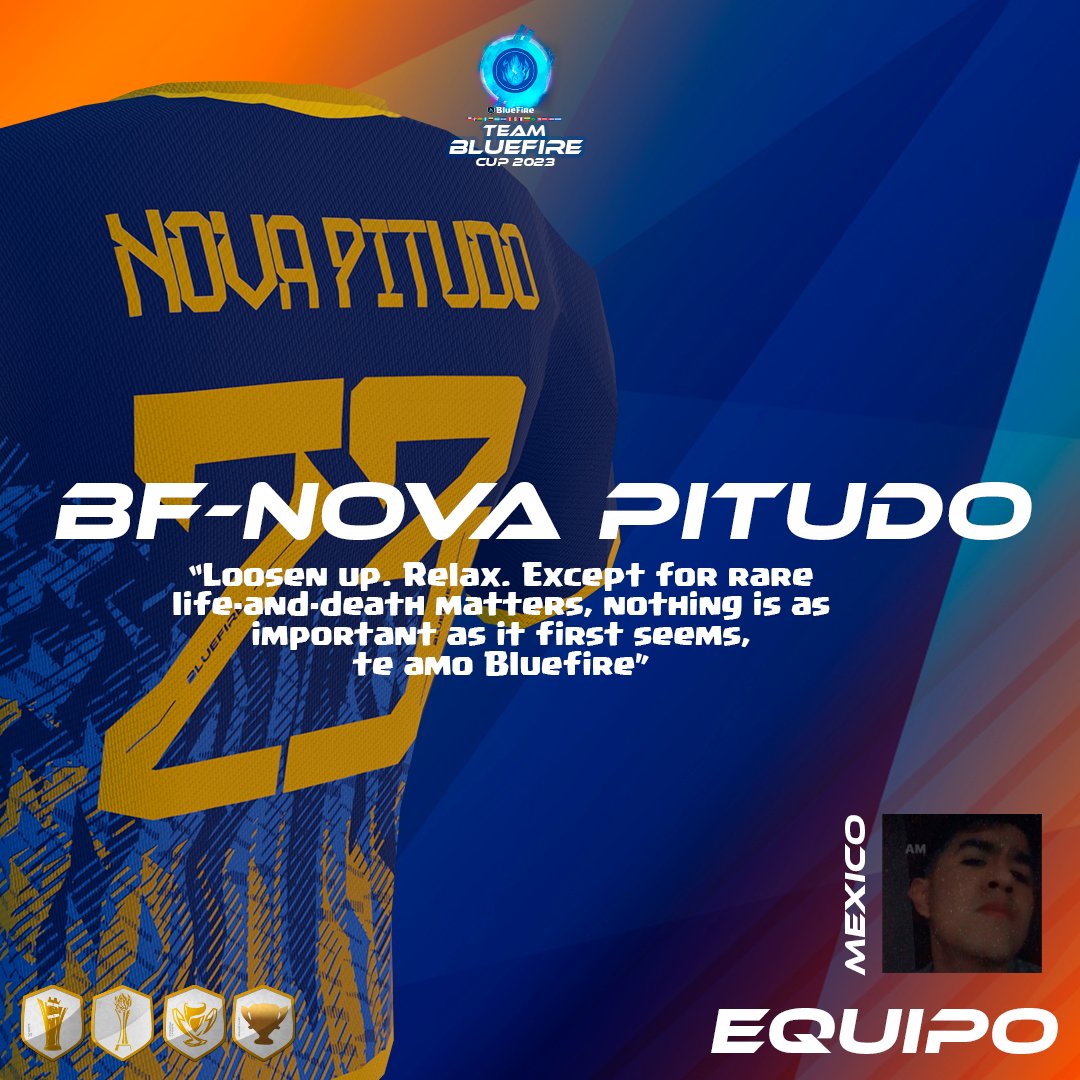 ClashBluefire's tweet photo. El primer participante de la BLUEFIRE CUP 2023 y defendiendo el titulo ira por la tercera?, será el nuevo subcampeón arrebatándole el puesto a GM7, lo veremos en los próximos episodios. https://t.co/ECGGz3FVDP