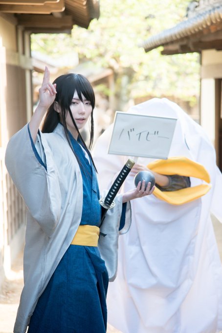 cos/コスプレ銀魂「さぁ行くぞエリザベ……今何か見えたような…気の所為か。」 