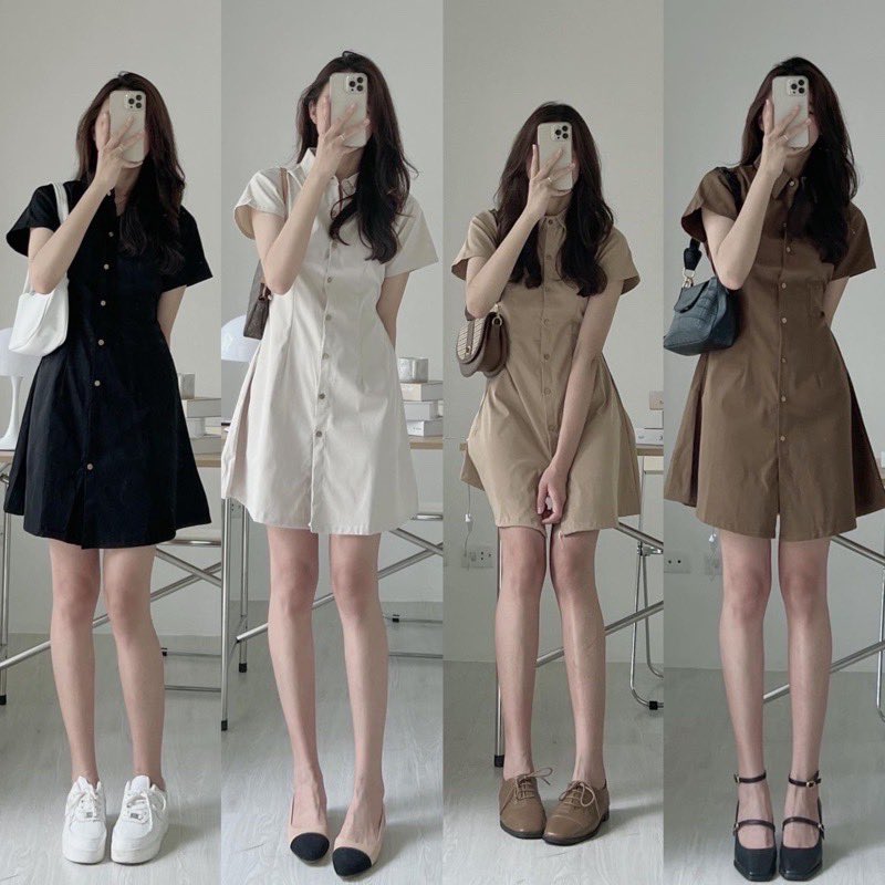 พวกมึ้งงงงง เดรสเรียบๆคอปก ใส่แล้วเรียบหรูดูแพง✨