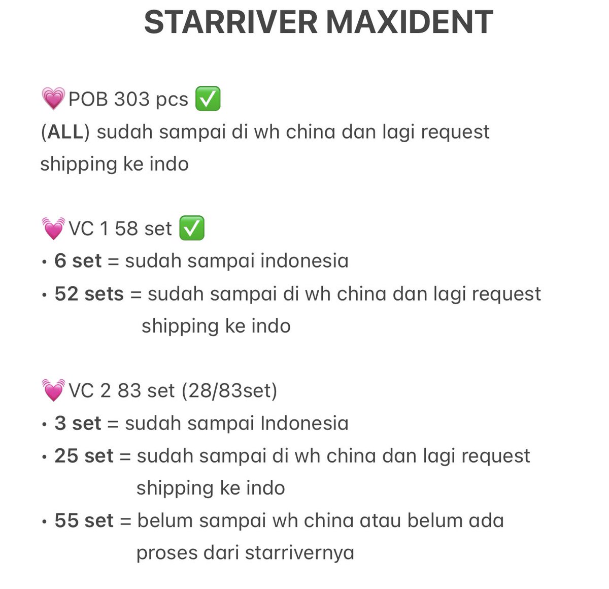 ondehuda_stuff's tweet photo. #0325update
STARRIVER MAXIDENT https://t.co/wacs44ayNr