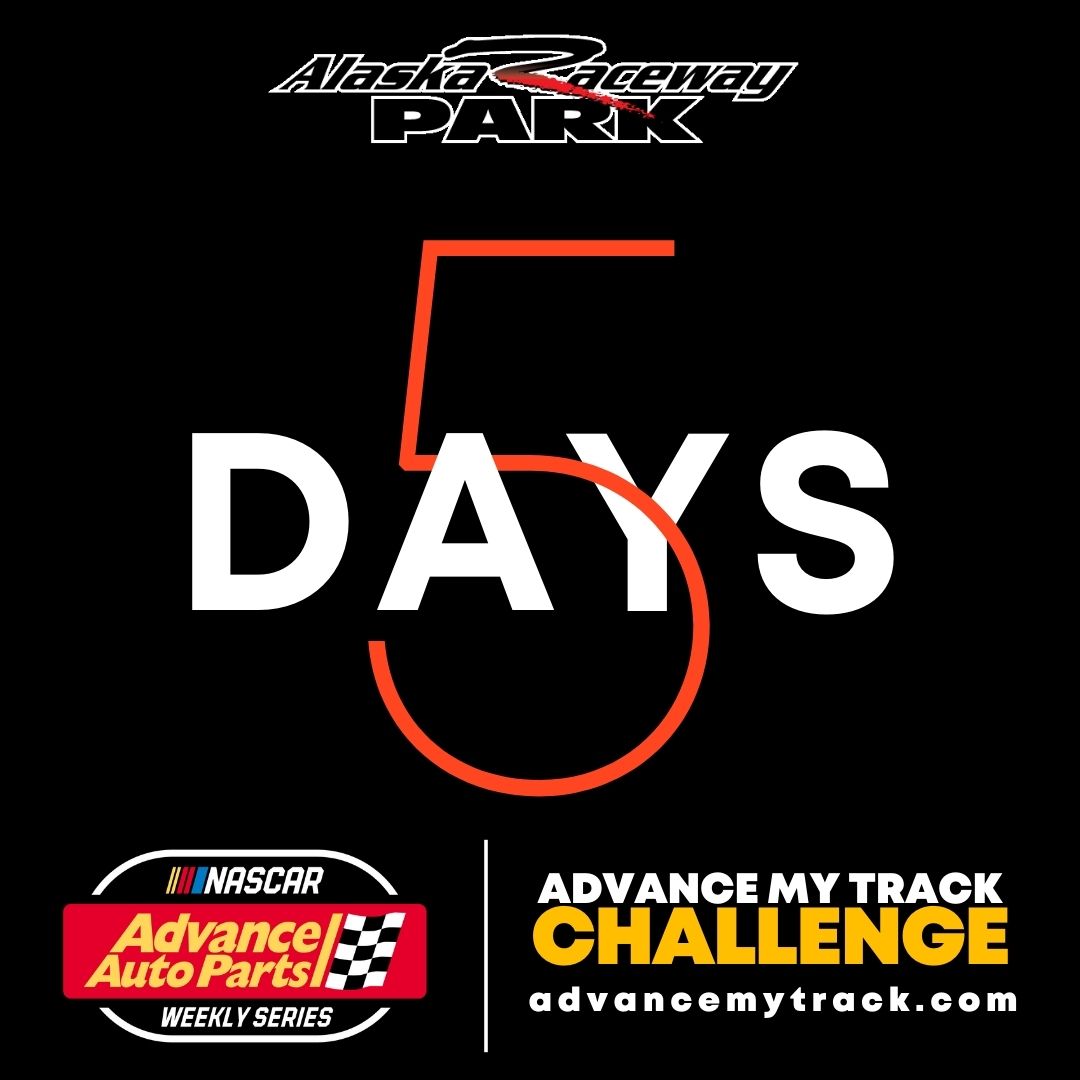 There are only 5 days left in the <a href="/NASCAR/">NASCAR</a> <a href="/AdvanceAuto/">Advance Auto Parts</a> #AdvanceMyTrack challenge! Go to advancemytrack.com and vote for Alaska Raceway Park to help us win up to $50,000 for track improvements.

3... 2... 1... VOTE! 🏁 LAST 5 DAYS!

#raceak #NASCAR #nascarroots