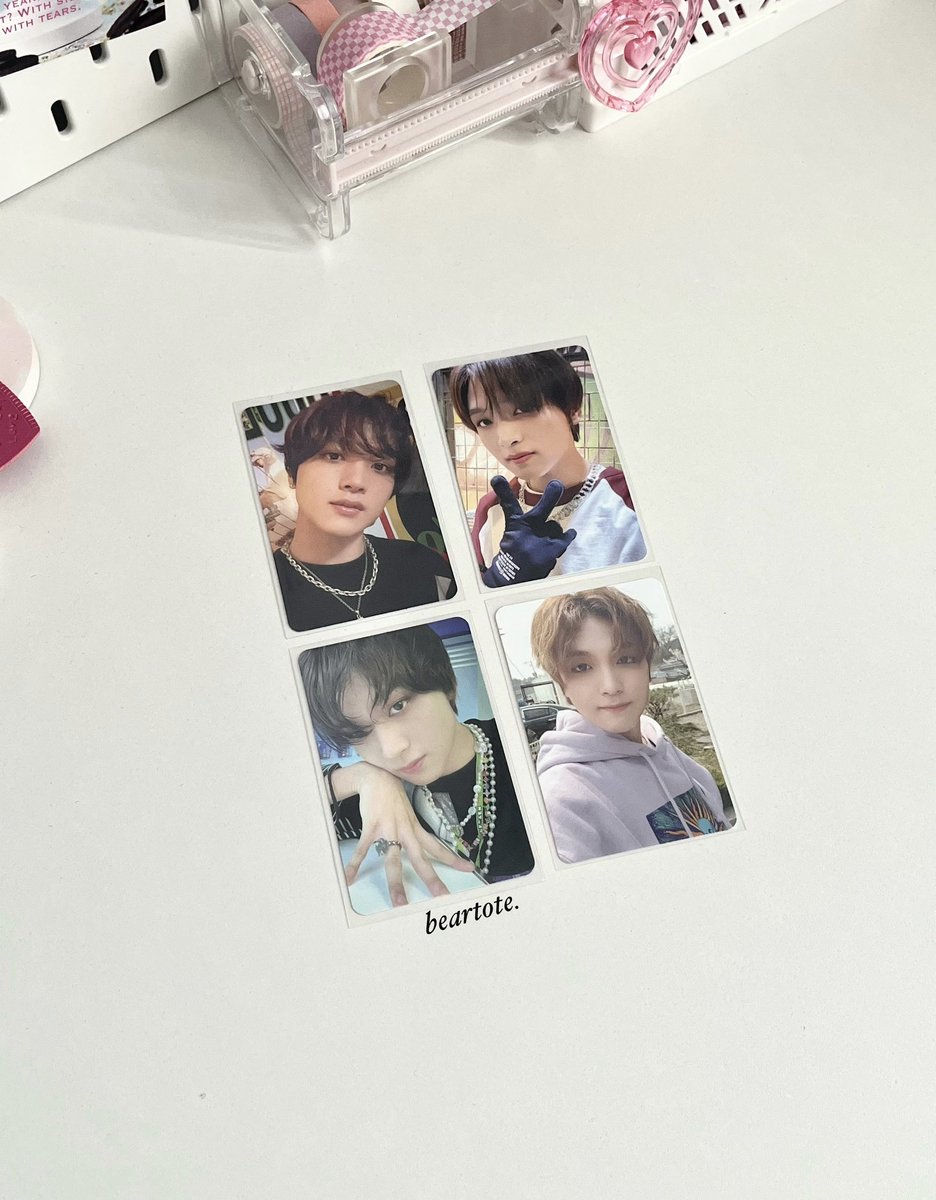 ᥫ᭡ wts lfb ph . ( #beartables 🧸 )

👛 haechan photocards
⠀ ⤷  ₱ 250 ea + pf﹙ tingi ﹚

⠀ ⊹ payo / 3 days reservation 
⠀ ⊹ mint condi : onhand

୨୧ reply / dm to claim
୨୧ rcbyt: bear-tote.carrd.co 

𝒯. hyuck nct dream u universe glitch mode beatbox