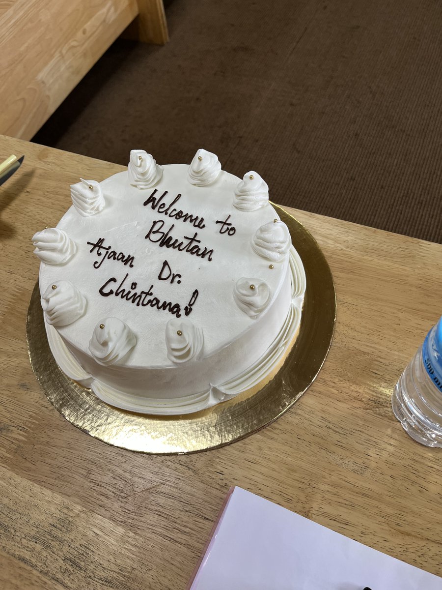 Lovely tributes to Dr. Chintana Wacharasin, Burapha University, Thailand while visiting her former Masters' students in Thimphu, Bhutan.  Masters students were supported by TICA.  Wonderful to hear how they have improved health care in Bhutan.