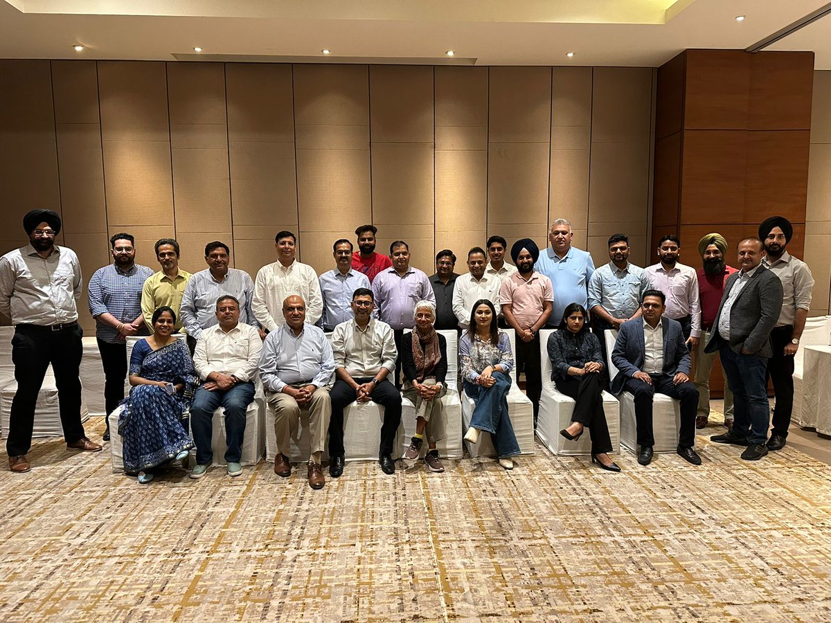 Engaging conversation with @NASSCOM members in Chandigarh. Discussed range of topics, from tech industry trends to leadership development, coaching next-gen Leaders, go-to-market strategies, startups, expertise in niche domains, service offerings for SMEs & more. @debjani_ghosh_