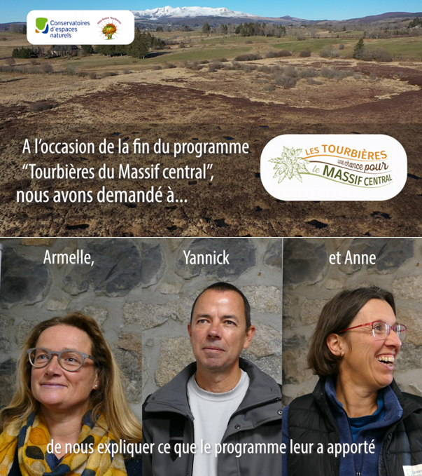 🇪🇺 [Interview] (1/4) 📽️Quelques uns de nos partenaires ont accepté de témoigner de l'utilité des travaux menés depuis quelques années dans le cadre du programme #Tourbières du #MassifCentral et de la pertinence d'une coordination à l'échelle du massif 🤝