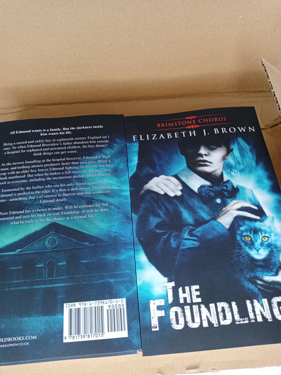 EJBrownAuthor's tweet photo. Look what arrived: More signed copies of The Foundling 😁
If you'd like one, you know what to do 😉
#TheFoundling #indieauthor #darkfantasyhorror https://t.co/1feqNOHlUJ