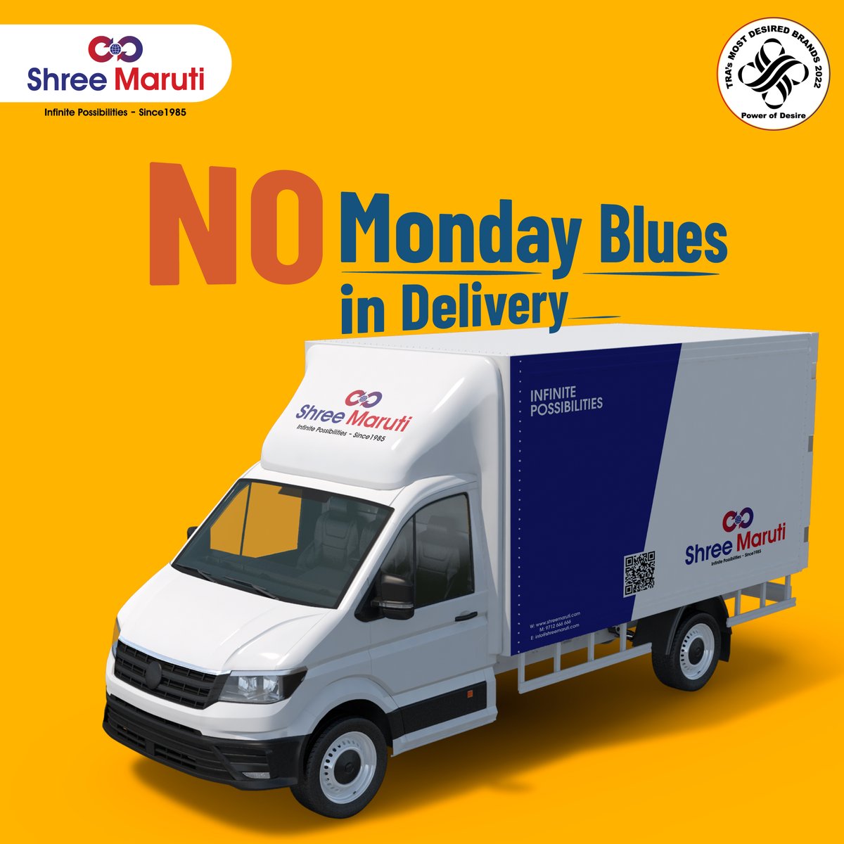 When it comes to fast-track delivery, we leave our Monday blues behind!🚚

#NoMondayBlues #ShreeMaruti #WeSpeakDelivery
.
.
.
.
.
#courierservice #deliveryservice #fastdelivery #indianexpressdelivery #cargo #logistics #supplychain #parceldeliveryservice #quickdelivery