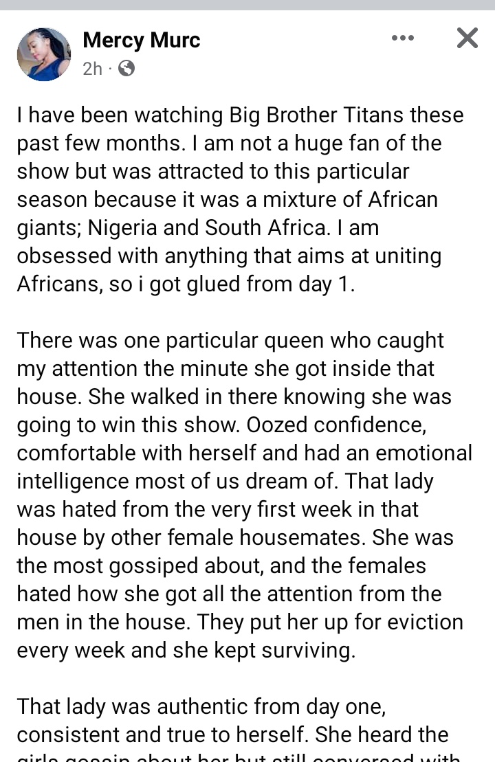 miss_Sslim's tweet image. Read this about Khosi, written by Mercy Murc, those of you from Botswana may know her, she's an inspiration to many.

indeed "The enemy attacks where he sees greatness"

KHOSI THE WINNER
KING KHOSI
#KhosiTwala
#BBTitans