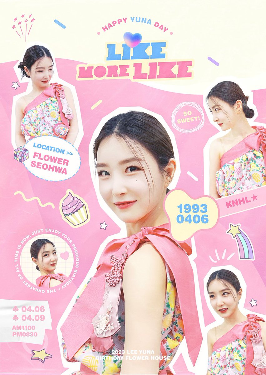 likemorelike's tweet photo. ✧𝑳𝑰𝑲𝑬, 𝑴𝑶𝑹𝑬 𝑳𝑰𝑲𝑬✧

4월 6일, 유나의 31번째 생일을 맞아 플라워샵 이벤트를 진행합니다 🌸

￼￼￼장소: 홍대 플라워서화
￼날짜: 04.06(목)~04.09(일)

#어디에서나_빛나는_유나를_응원해
#유나 #YUNA 

위 해시태그와 함께 SNS에 유나의 생일을 함께 축하해주세요 :) https://t.co/SZqgjMchJa