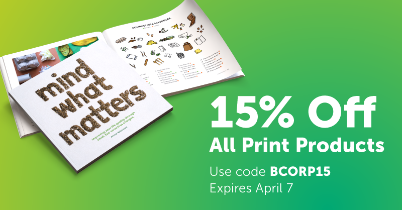 LuludotcomUK's tweet photo. Did you know that print-on-demand books are more environmentally friendly than books traditionally published in massive quantities? Support sustainability when you shop the Lulu Bookstore, and save 15% on your order with promo code BCORP15: https://t.co/ul0G8qKv4E https://t.co/AJaazYcg9D