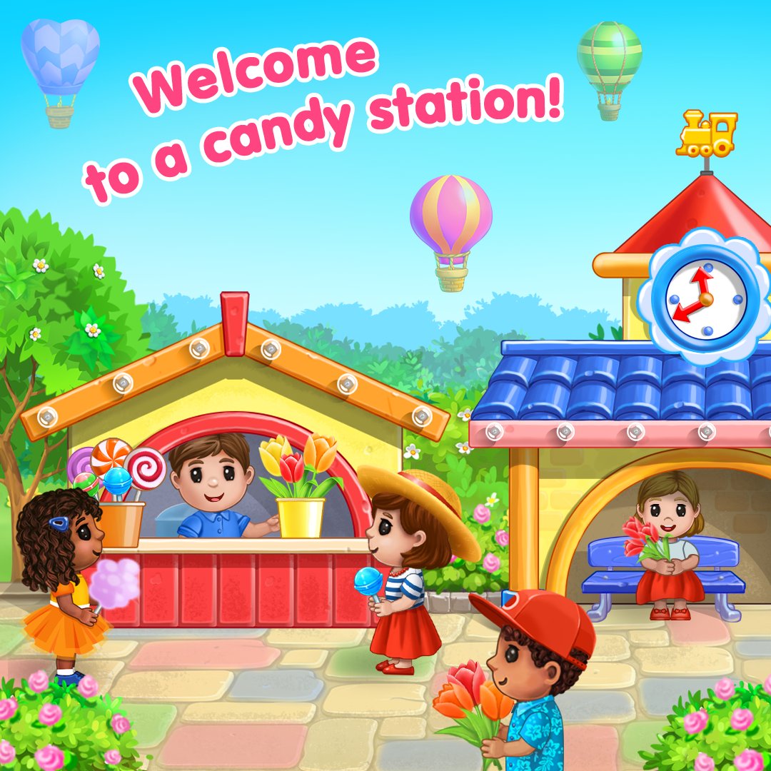 GoKids10's tweet photo. 🍦Fun, excitement and candies in our "Train games for kids: station!" 🍭⁠
⁠
⁠
#gokidsapps #gamesforkids #mobilegamesforkids #edutainmentapps⁠
#playandlearn⁠
#traingame #kidslocomotive #railwayforkids ⁠
#trainsimulator #drivetrains #locomotivegame #railwaystationgame https://t.co/lOCDO3Zg0t