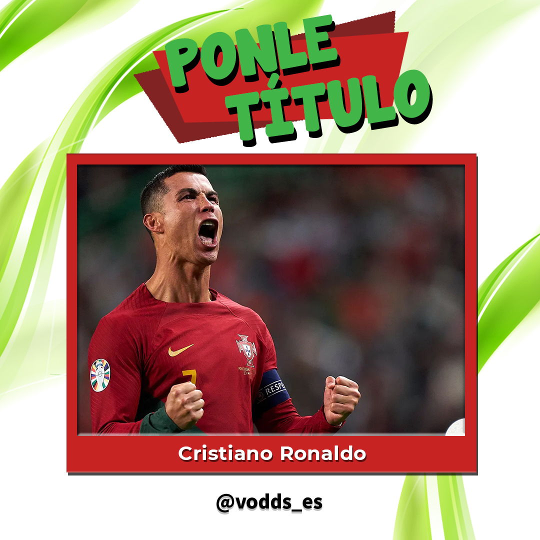 vodds_es's tweet photo. ¡#PonleTitulo a esta foto y entra en el sorteo de 10$! 🎁 💰
😎 ¡Participa y Gana con VOdds! ⬇️⬇️⬇️
Participa:
1⃣ Síguenos
2⃣ Dale Me Gusta & Retwittea este tweet
3⃣ Comenta tu respuesta y usa los hashtags #VOdds y #voddsgames
#juego #CR7 https://t.co/jdVAMeSHvI