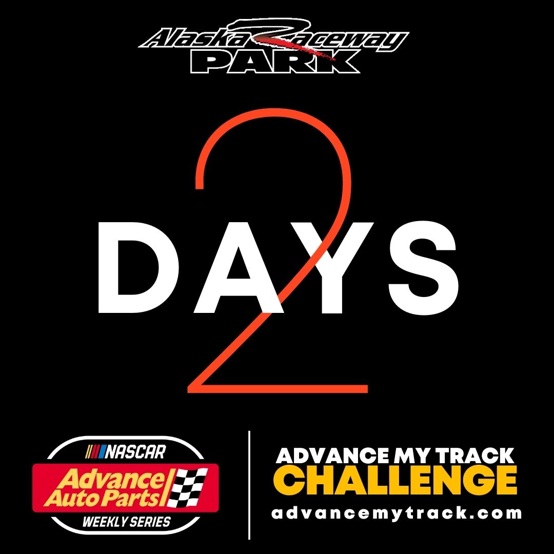 There are only 2 days left in the <a href="/NASCAR/">NASCAR</a>  <a href="/AdvanceAuto/">Advance Auto Parts</a> #AdvanceMyTrack challenge! Go to advancemytrack.com and vote for Alaska Raceway Park to help us win up to $50,000 for track improvements. 

3... 2... 1... VOTE! 🏁 LAST 2 DAYS!

#raceak #NASCAR #nascarroots