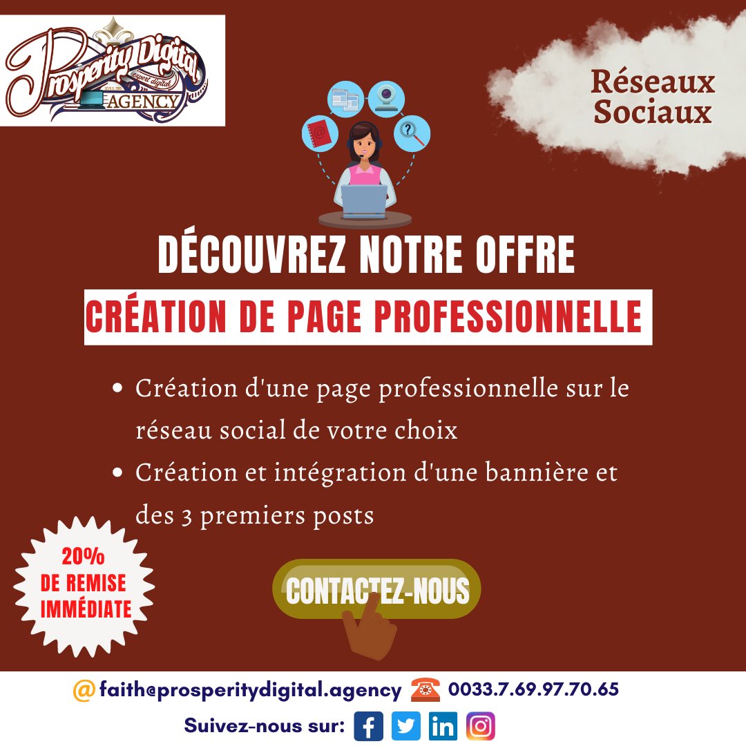 prosperitydigit's tweet photo. Nous vous accompagnons dans le développement de votre présence en ligne !

Contactez-nous vite vite, il y a une promotion à ne pas manquer.

La team PDA

#reseauxsociaux #facebook #youtube #marketingdigital #webmarketing https://t.co/QHTR7NzFRp