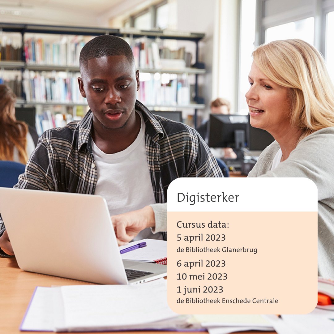 Wil jij meer leren over het gebruik van digitale overheidsdiensten? Dan is de workshop Digisterker iets voor jou! 

Kijk voor meer informatie en de cursusdata op onze website👉bit.ly/3KcwinM