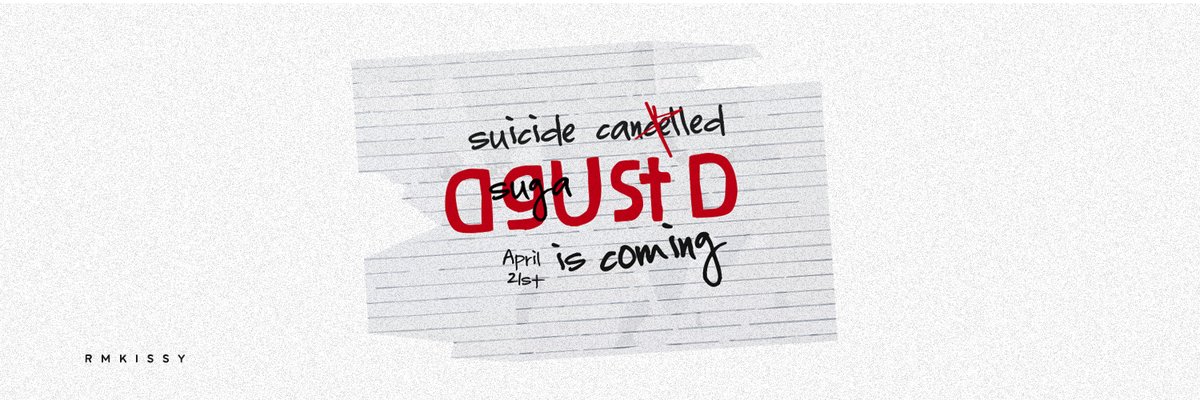 rmkissy's tweet photo. ✧ agust d (d-day) header write 
— reply for other colors! https://t.co/5IkYxEA6xb