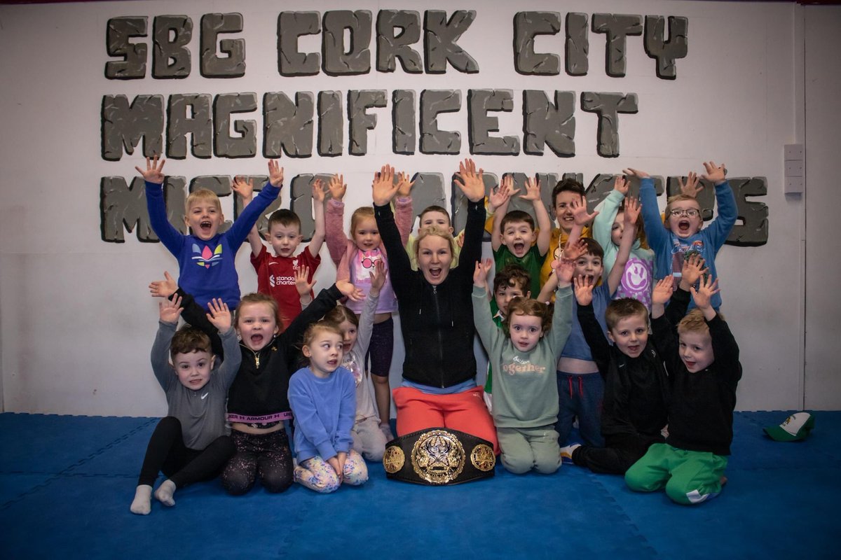 Gym Momma (@marlenegriffin) on Twitter photo It was so awesome having <a href="/InvictaFights/">Invicta FC</a> Strawweight World MMA Champion <a href="/dannimccormack/">Danni “MAC” McCormack</a> at @SBGCorkCity
giving her time and knowledge to the youths ‘ legacy is not what I did for myself. It’s what I am doing for the next generation’ - Victor Belford
<a href="/LiamOgGriffin/">Liam-Og Griffin - MMA Coach</a> <a href="/John_Kavanagh/">Coach JK</a> It was so awesome having <a href="/InvictaFights/">Invicta FC</a> Strawweight World MMA Champion <a href="/dannimccormack/">Danni “MAC” McCormack</a> at @SBGCorkCity
giving her time and knowledge to the youths ‘ legacy is not what I did for myself. It’s what I am doing for the next generation’ - Victor Belford
<a href="/LiamOgGriffin/">Liam-Og Griffin - MMA Coach</a> <a href="/John_Kavanagh/">Coach JK</a>