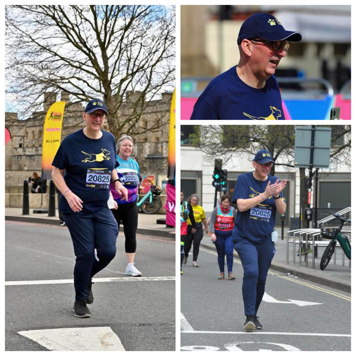 RobCottingham1's tweet image. It was a challenging; humbling and inspiring London Landmarks Half Marathon, yesterday. Turnout 23,434.
Aching all over this morning but worth it to have raised £700+ for GDBA.
And Mum - left us 19.11.20- that was for you. 🙏❤️
#londonlandmarkshalfmarathon
#guidedogsfortheblind