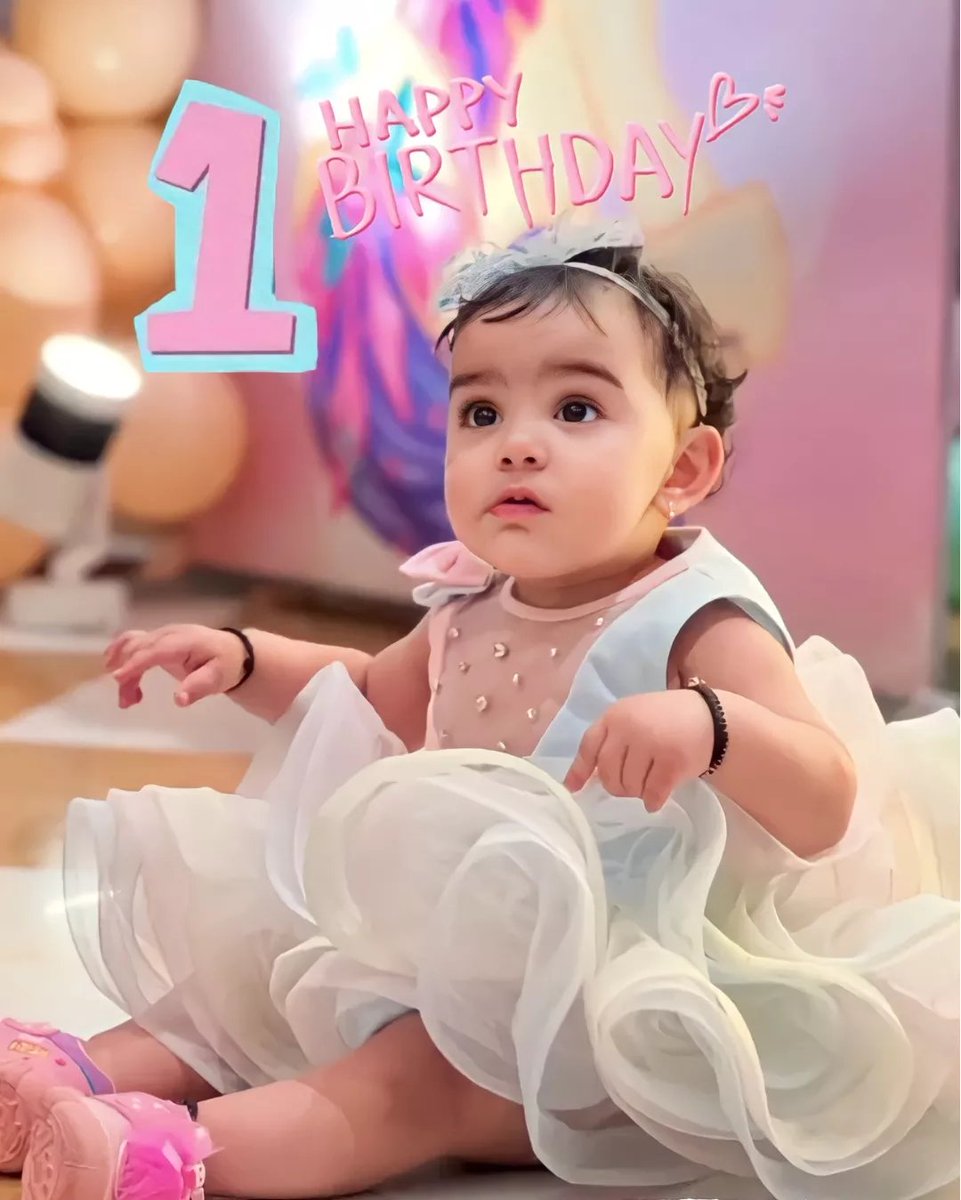 Happy birthday  Lianna 🎁🎂🎈 May God bless you & protect you always 🧿🙏
Still can't believe our princess turn 1 tody🥹❤️
#liannachoudhary #GurmeetChoudhary #debinabonnerjee