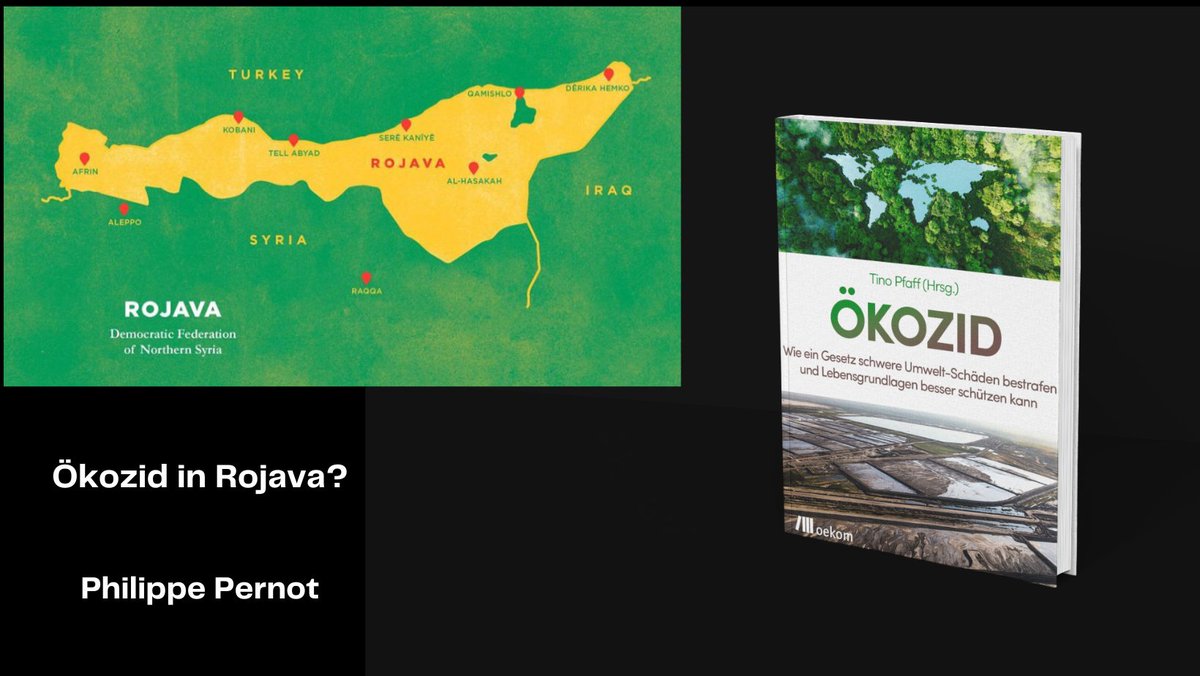TinoPfaff's tweet photo. Begehen #Assat + #Erdogan Ökozid in Rojava❓

In, „Dürre, Ölverschmutzung und Entwaldung: Von Umweltschäden zu potenziellem #Ökozid in Nordostsyrien, schreibt Journalist Philippe Pernot über die ökozidalen Folgen des Vernichtungskrieges. 1/5
Crowdfunding: https://t.co/iamUwGtrEc https://t.co/FSRMsk3VIn