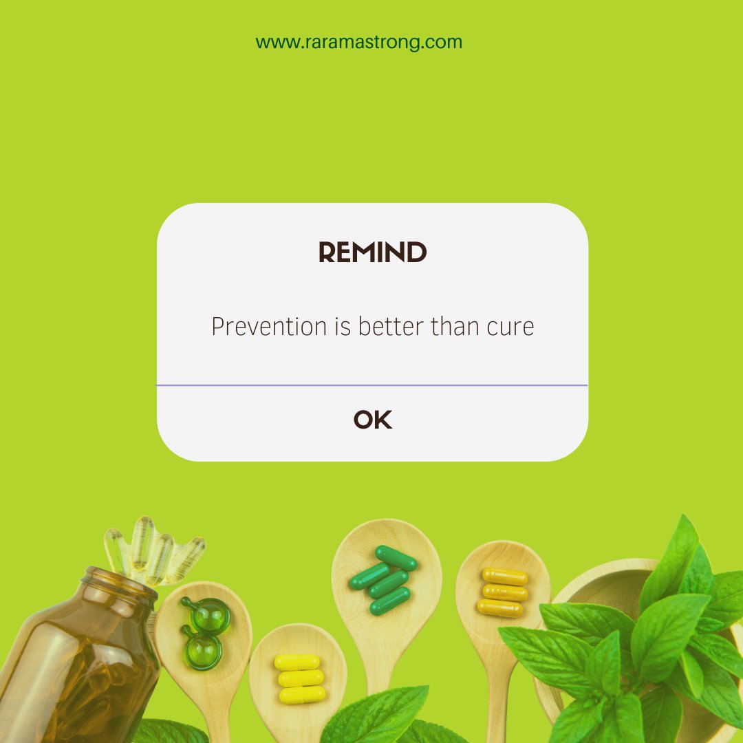 RaramaStrong's tweet photo. Why should we wait until something goes wrong before taking care of ourselves?🏃‍♂️

Take a step towards prevention with Rarama Strong today! 💊 https://t.co/RVzsaM945l
