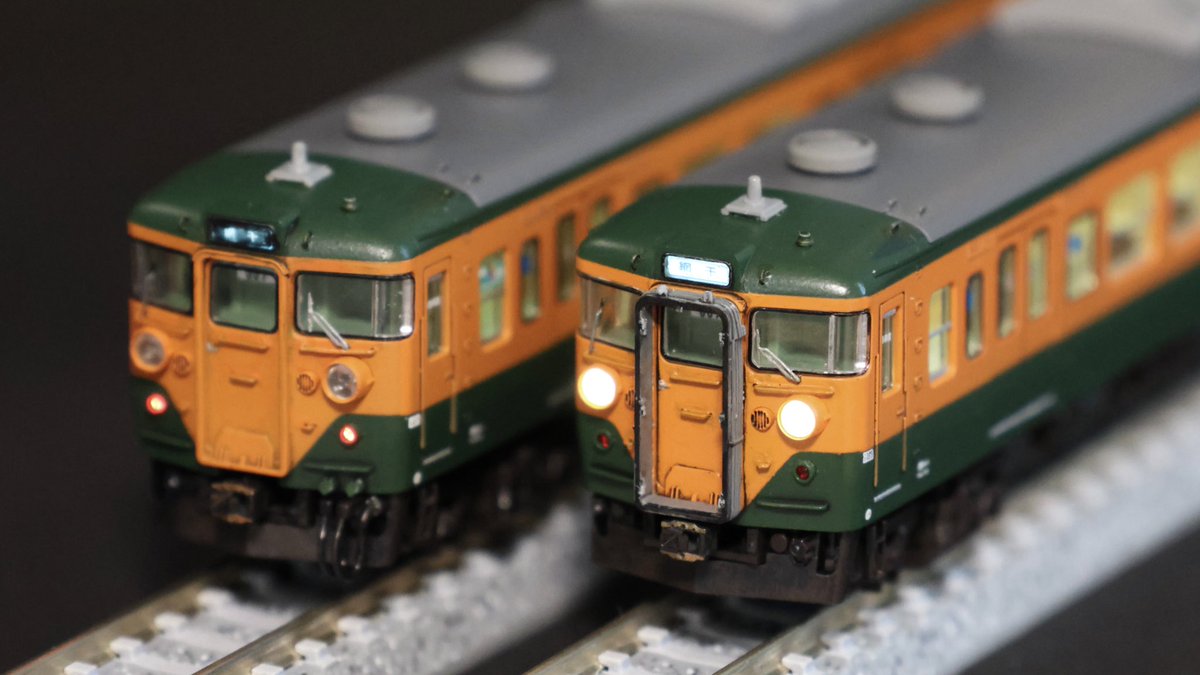 113系神ホシK8編成 完成！ 昨年発売されたTOMIXのリニューアル製品を