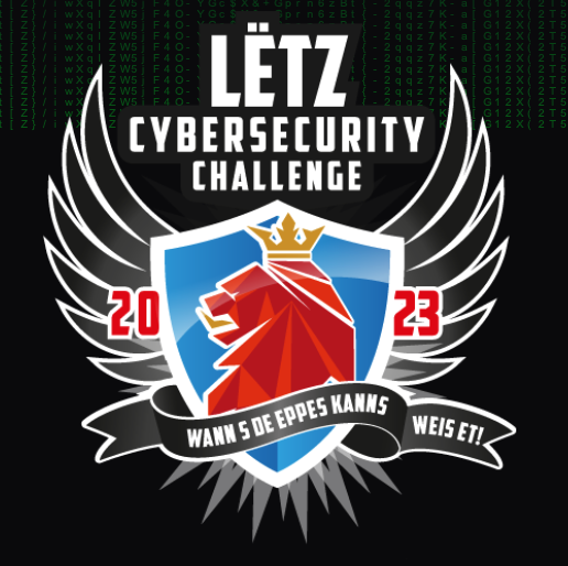 Luxembourg House of Cybersecurity (@houseofcyber_lu) on Twitter photo 📢📢📢If you❤️ to play Capture the Flag (#CTF), love #Hacking and #Cybersecurity, you are completely right here! Be part of the adventure and register today for the Lëtz Cybersecurity Challenge lcsc.lu
<a href="/btslgk/">BTS LGK</a> <a href="/BEESECURE/">BEE SECURE</a> <a href="/LuxTechSchool/">Luxembourg Tech School</a> <a href="/dlhluxembourg/">Digital Learning Hub Luxembourg</a> <a href="/SnT_uni_lu/">SnT</a> 📢📢📢If you❤️ to play Capture the Flag (#CTF), love #Hacking and #Cybersecurity, you are completely right here! Be part of the adventure and register today for the Lëtz Cybersecurity Challenge lcsc.lu
<a href="/btslgk/">BTS LGK</a> <a href="/BEESECURE/">BEE SECURE</a> <a href="/LuxTechSchool/">Luxembourg Tech School</a> <a href="/dlhluxembourg/">Digital Learning Hub Luxembourg</a> <a href="/SnT_uni_lu/">SnT</a>