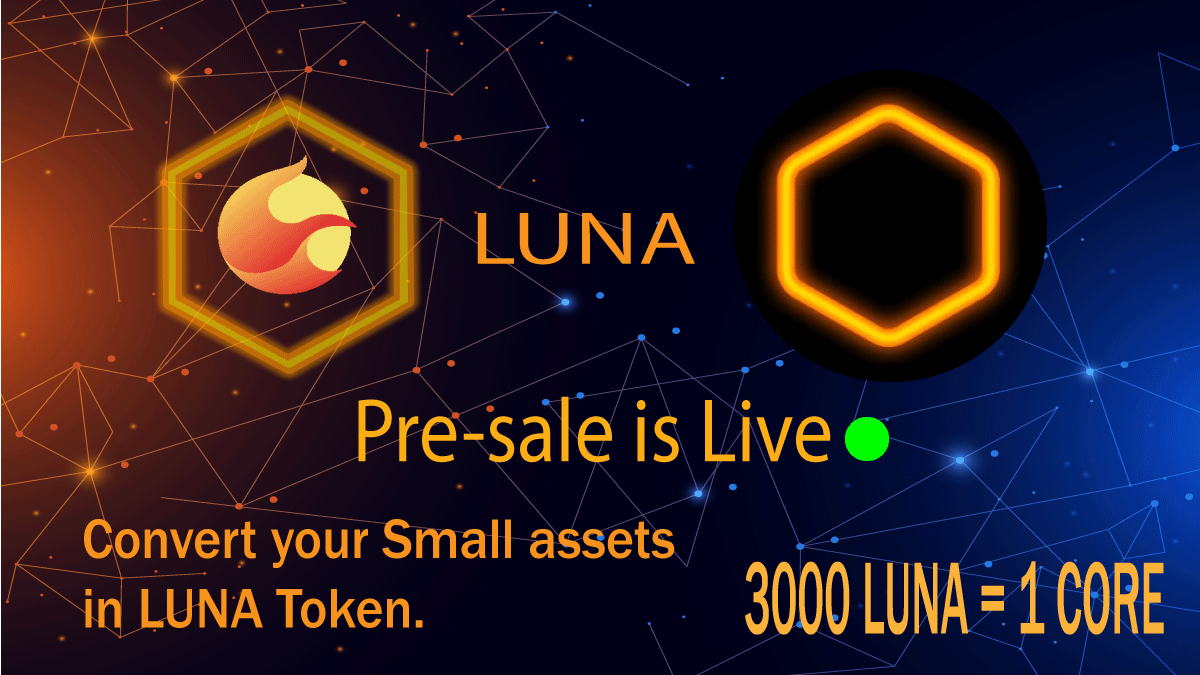 coreluna_dev's tweet photo. CoreLuna (LUNA) Tokenomics
● Total supply: 1,000,000,000 LUNA
● Community airdrop: 30,000,000 LUNA (30%)
● Pre-sale: 50,000,000 LUNA (50%)
● Marketing &amp; future development: 20,000,000 LUNA (20%)

🔥Pre-sale:   https://t.co/PG3wh5LsjL https://t.co/cznMFpAm5G