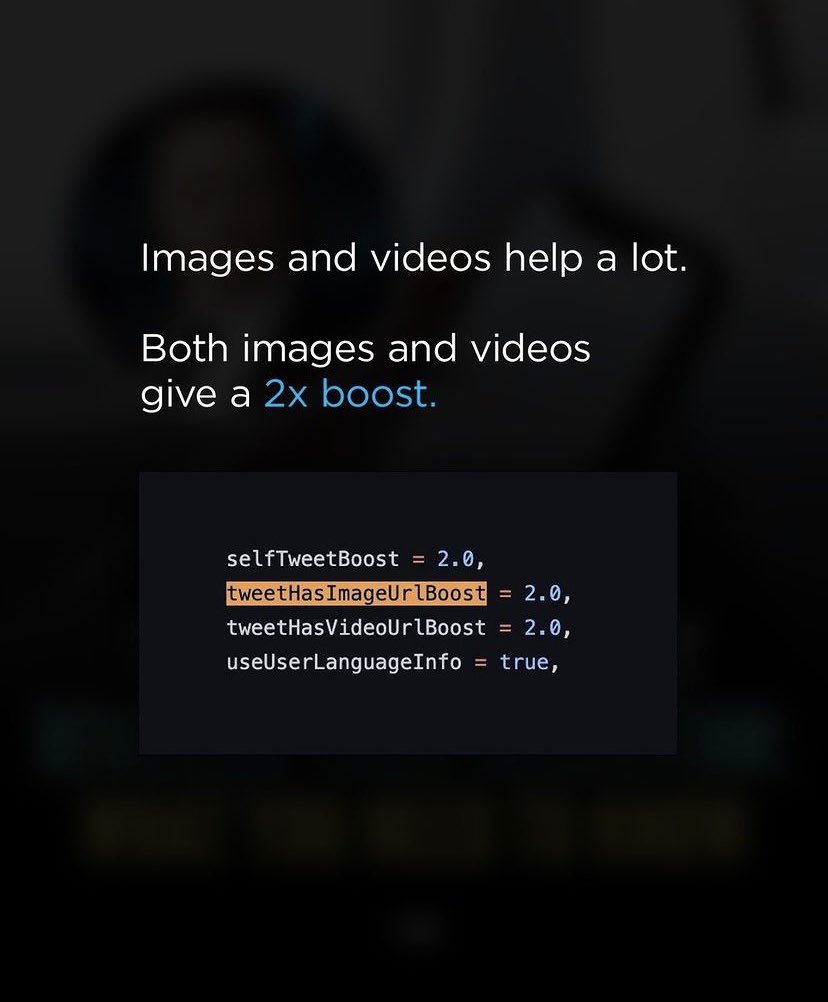 moribo1309's tweet photo. #Servicetweet Twitter hat seinen Algorithmus veröffentlicht.
Hier die main findings:

👍 Likes sind am wichtigsten 

🏞️ Bilder und Videos weniger (interessant)

🔗 Links sind kontraproduktiv 

✔️Blauer Haken erhöht die Reichweite (wer hätte es gedacht…)

Thx an @themetav3rse https://t.co/b8ThIMo6Ue