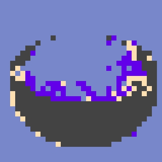 BlitkinBot's tweet photo. Scramble #504 Eat Me Periwinkle  sold for 0.01  https://t.co/YICuzUN7Vt https://t.co/xuXAS5oA8h