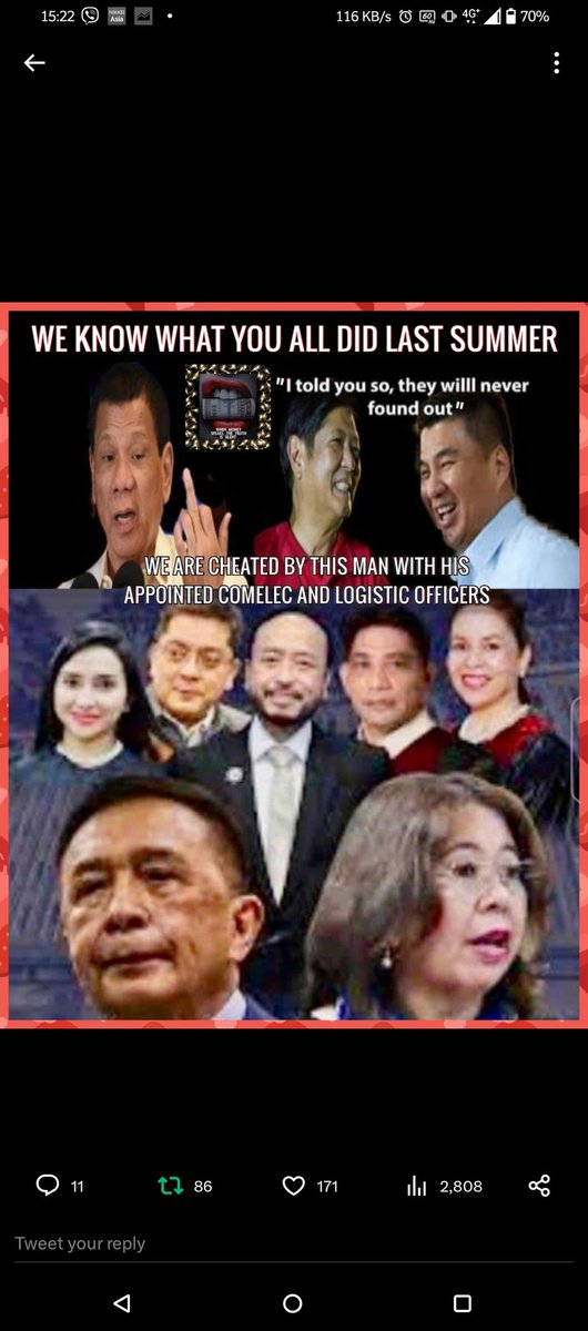 PHPTD3e's tweet photo. Fake President!

Fake Vice President!

Fake Senators!

Fake Justice System!

How can one expect to be led by a bunch of FAKES?!?!

WORLD, BE WARNED! https://t.co/i7KVzrnkmL