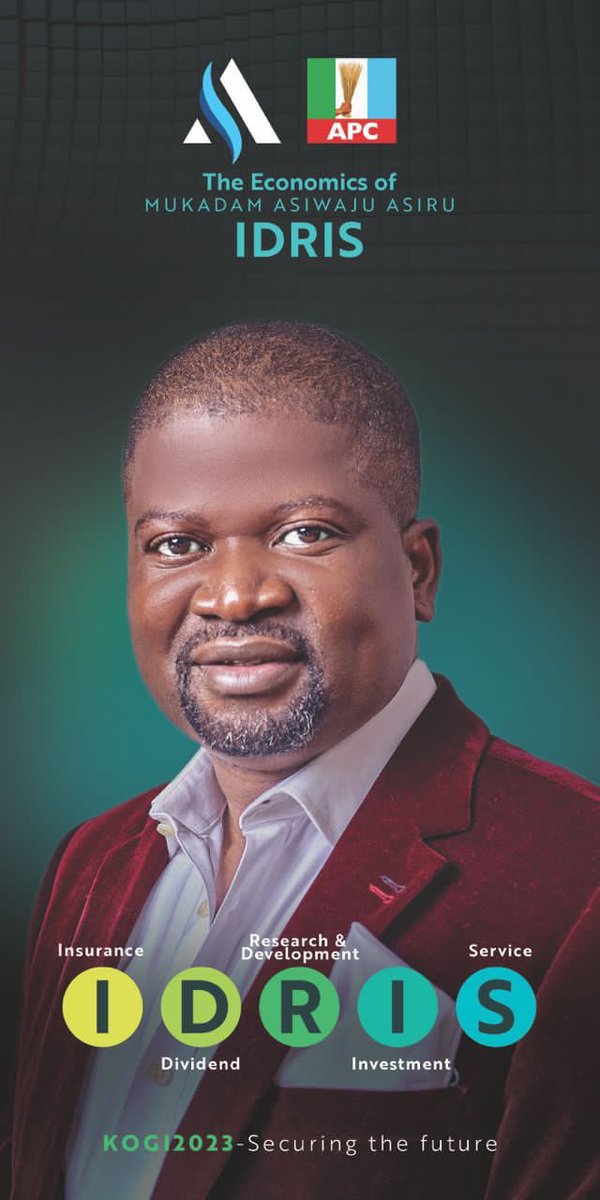 scarfizal's tweet image. The Economics of Mukadam Asiwaju Asiru IDRIS #MAAI has demonstrated capability, commitment &amp;amp; readiness for higher task with his performance at his tripartite mandate office as Commissioner of Finance, Budget and Economic Planning  
#KogiFirstThePeopleFirst  
#Consolidation2023