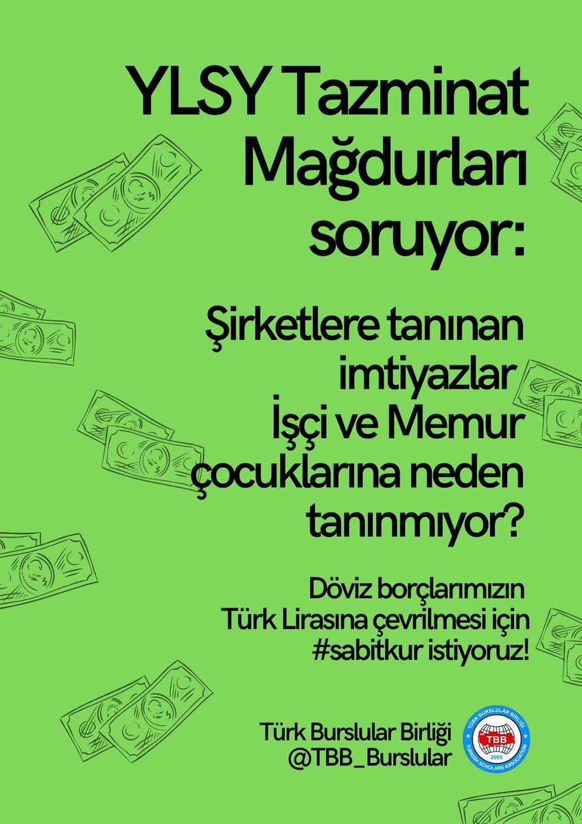 Torba yasaya #ylsybursiyerleri icin #sabitkur ile ilgili maddeler de eklenmelidir.  <a href="/NazimMavis/">Dr. Nazım Maviş</a> <a href="/makif_yilmaz/">Mehmet Akif YILMAZ</a> <a href="/yavuzselimkiran/">Yavuz Selim KIRAN</a> <a href="/CilezHasan/">Hasan ÇİLEZ🇹🇷</a> <a href="/hasandogan/">Hasan Doğan</a> <a href="/mahirunal/">Mahir Ünal 🇹🇷</a> <a href="/ziyaselcuk/">Ziya Selçuk</a> <a href="/memetsimsek/">Mehmet Simsek</a> <a href="/TmrOsmanagaoglu/">Tamer Osmanağaoğlu</a> <a href="/ismailozdemirrr/">İsmail ÖZDEMİR 🇹🇷</a> <a href="/suleymansoylu/">Süleyman Soylu</a> <a href="/UlviYonter/">Dr.İzzet Ulvi YÖNTER</a> <a href="/ismailozdemirrr/">İsmail ÖZDEMİR 🇹🇷</a> <a href="/bybekirbozdag/">Bekir  Bozdağ</a>