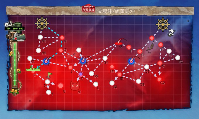 E5 甲2つ目のギミック解除が完了し、E5-2 に進めるようになりました。なんか個人的には E3 が終わったあたりでイベ