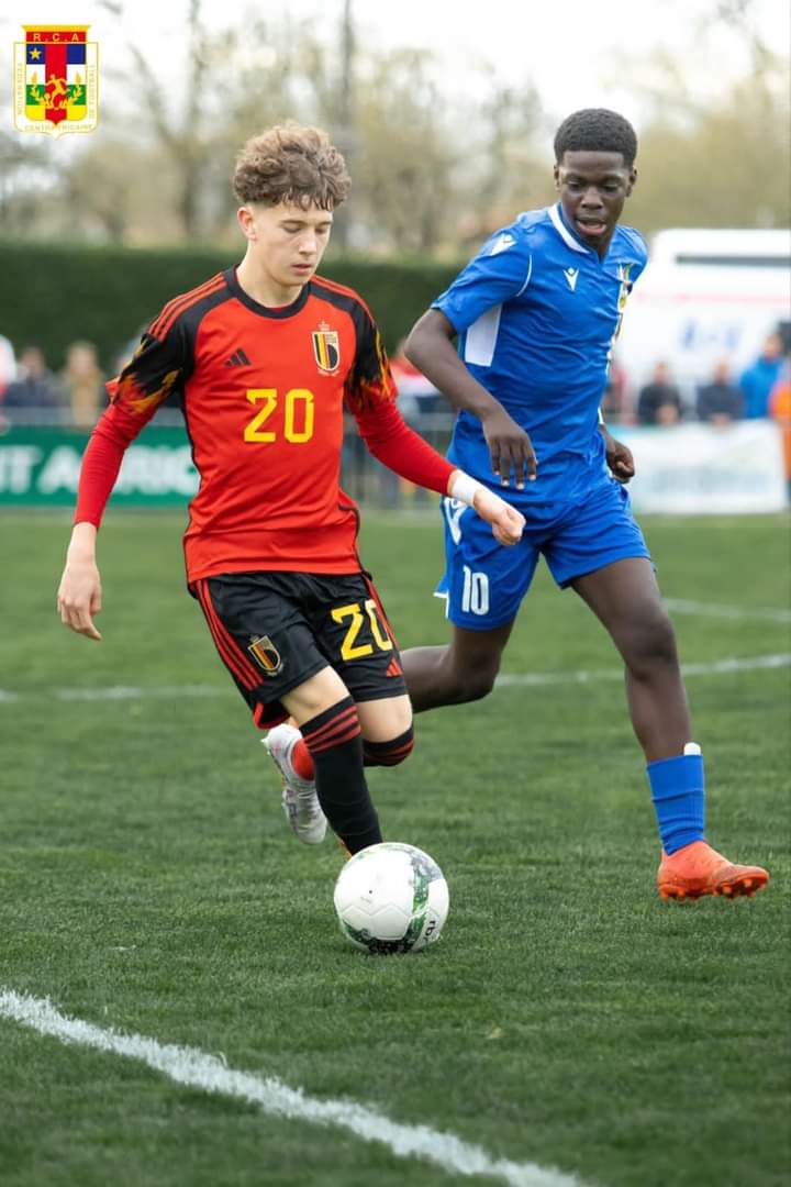 #RCA🇨🇫 : Les Fauves des moins de 16 ans tombent hier face à la #Belgique (2-0)