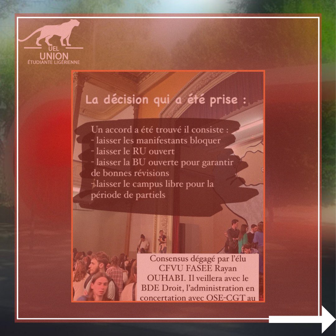 UEL42000's tweet photo. Retrouvez notre communiqué concernant les blocages à l’UJM et notre position contre ceux-ci. Avec l’UEL, Retrouves ton amphi, pas un AirBNB ! ✋ https://t.co/FACHdy5IUc